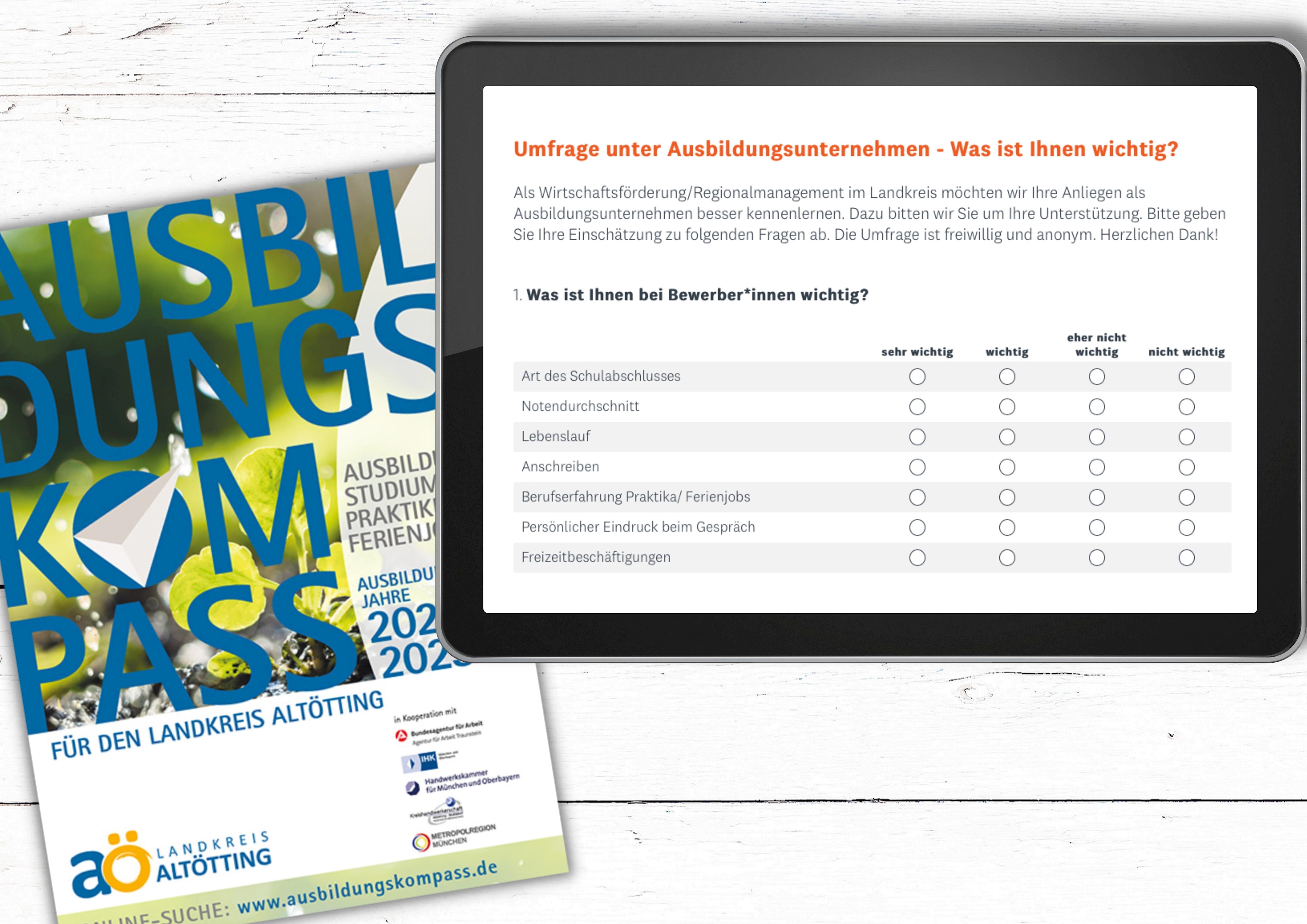 Umfrage Ausbildungsunternehmen