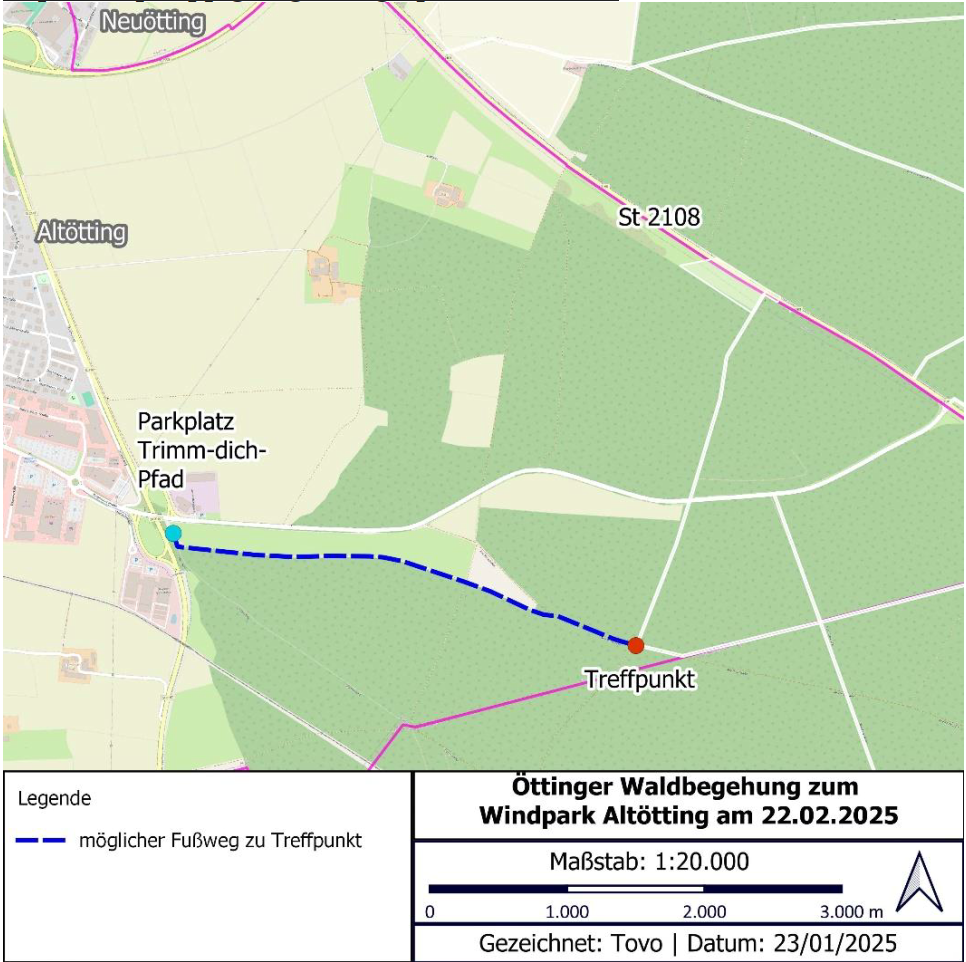 Kartenausschnitt Waldbegehung 20.02.2025 Leider haben wir keinen Alternativtext zu diesem Bild, aber wir arbeiten daran.